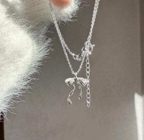 گردنبند استیل پاپیونی🎀