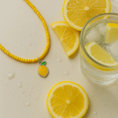 گردنبند تابستونی لیمو🍋